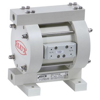 德国FLUX 气动隔膜泵 RFM/RFML 15自吸污水泵 塑料材质 耐腐蚀流体输送