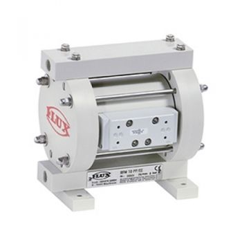 德国FLUX 气动双隔膜泵 RFM/RFML 25自吸泵 塑料材质 酸碱流体输送泵